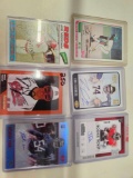 6 assorted sports cards