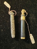 2 Victorian pencils, one sterling other possibly gold