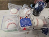 Lot of baseballs, some signed