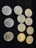 Eisenhower dollars, 1971, bid x 11