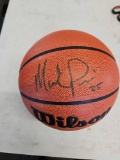 Mark price signed basketball, cert