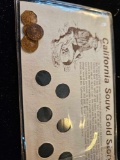 California souvenir gold tokens