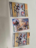 Mike Trout signed cards, bid x 3
