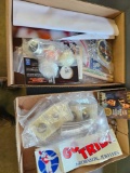 Sports collectibles, patches, stickers