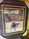 Framed hockey photo