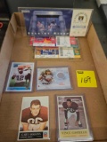 Indians and cavs tickets, few sports cards