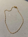 18k yellow gold bracelet, 1.31 grams