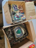 2 boxes of assorted sports cards