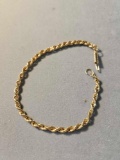 14k yellow gold bracelet