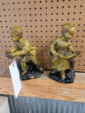 Pair of Borgese figurines