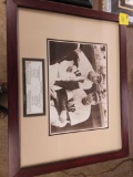 Framed Dimaggio and Williams print