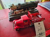 Train phone, diecast tow truck