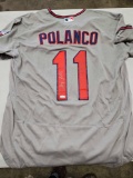 Polanco signed jersey, cert