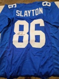 Slayton signed jersey, cert