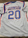 Johnson signed jersey, cert