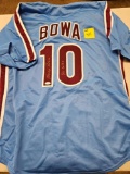 Bowa signed jersey, cert