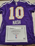 Nash signed jersey, cert