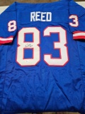 Reed signed jersey, cert