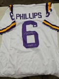 Phillips signed jersey, cert
