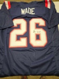Wade signed jersey, cert
