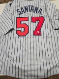 Santana signed jersey, cert