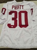 Pruitt signed jersey, cert