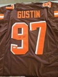 Gustin signed jersey, cert