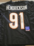 Hendrickson signed jersey, cert