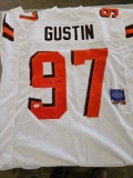 Gustin signed jersey, cert