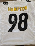 Hampton signed jersey, cert