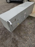 Metal laundry cabinet