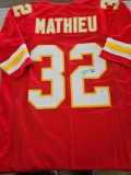 Mathieu signed jersey, cert