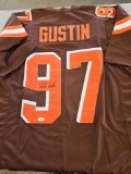 Gustin signed jersey, cert