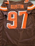 Gustin signed jersey, cert