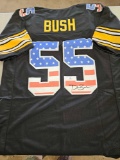 Bush signed jersey, cert