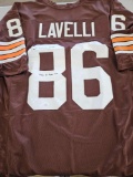 Lavelli signed jersey, cert