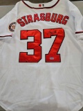 Strasburg signed jersey, cert