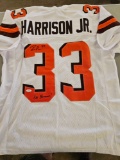 Harrison signed jersey, cert
