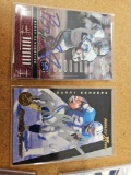 Sanders cards, bid x 2, one signed