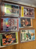 6 assorted sports cards