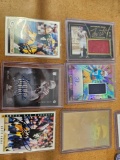6 assorted sports cards
