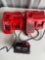 (2) Milwaukee Battery Chargers with M18 Battery