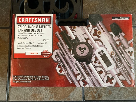 Craftsman 75pc SAE&Metric Tap & Die Set