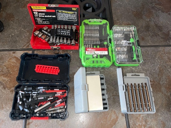 Craftsman, Hyper Tough, Bosch, Drill Bits and Nut Driver Sets
