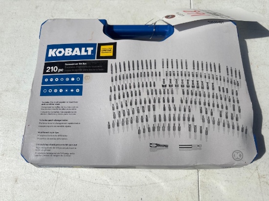 Unopened Kobalt 210pc Screwdriver Bit Set