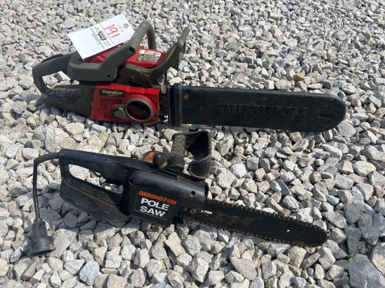 Homelite Chainsaw (engine free), Remington Corded Pole Saw