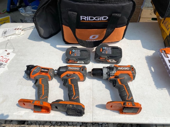 Rigid Impact Driver - Drill - Light - Bag