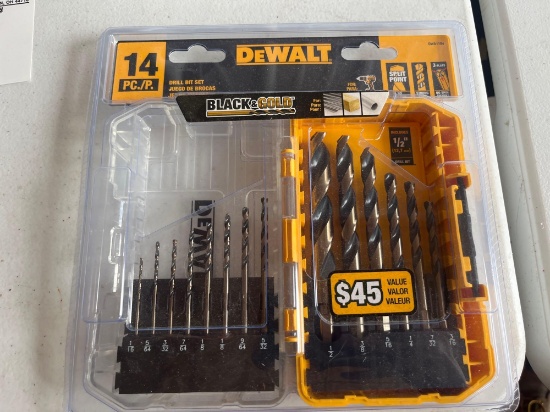 DeWalt 14 Piece Drill Bit Set NIB