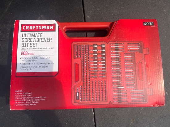 Craftsman 208 Piece Ultimate Screwdriver Bit Set NIB
