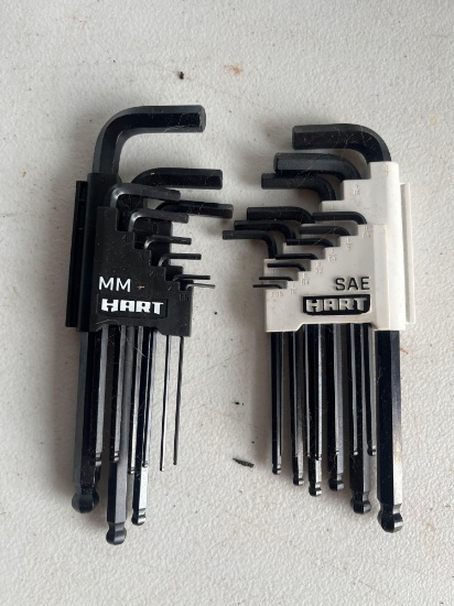 Hart MM and SAE Allen Key Sets
